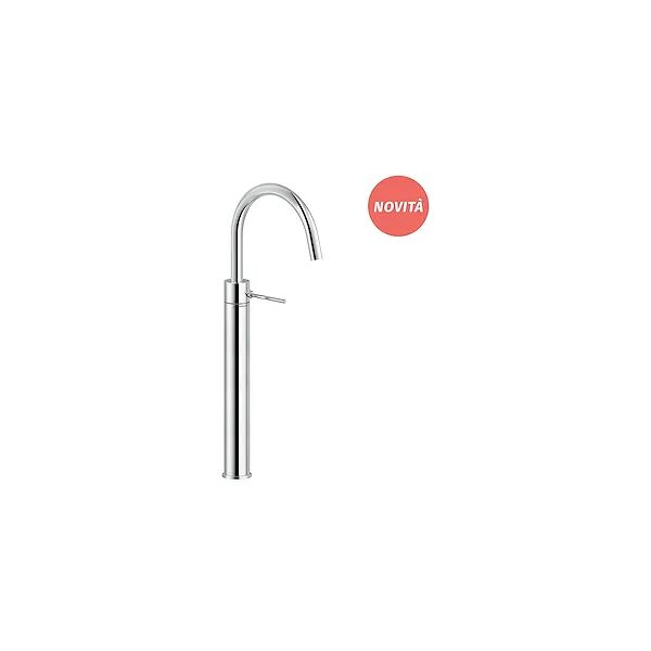 nobili velis miscelatore lavabo monocomando a bacinella bocca girevole con scarico 1 1/4 push codice prod: ve125148/2cr