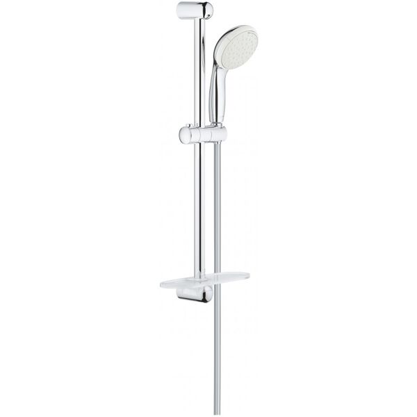 grohe tempesta 100 - set asta doccia a 2 getti cromato con portasapone - 27926001