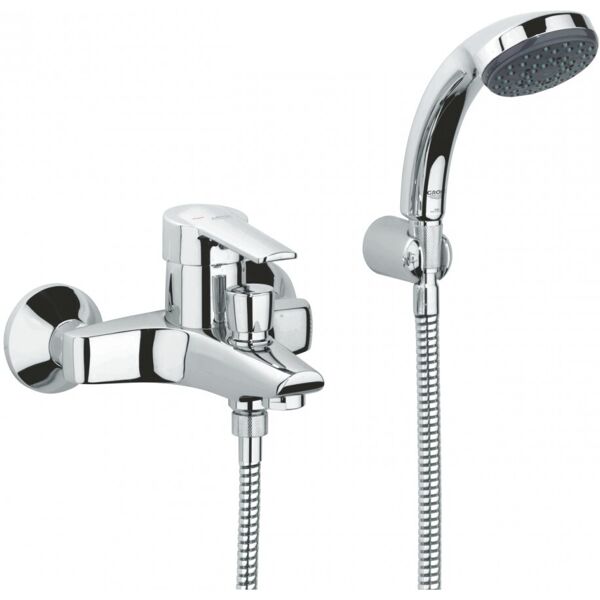 grohe eurostyle - miscelatore monocomando vasca-doccia cromato con deviatore - 33592000