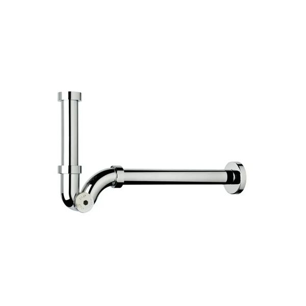 sifone omp a s da 11/4 in abs cromato per lavabo e bidet