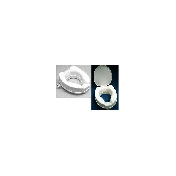 farmacare rialzo wc con bidet con coperchio altezza 10 cm