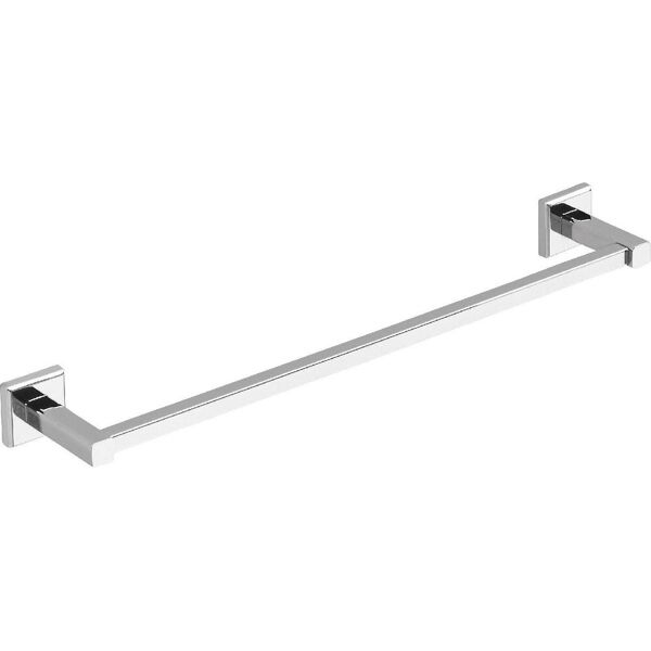 gedy 69211345100 porta asciugamani bagno da parete lunghezza 45 cm in acciaio e cromall colore cromo - 692145/13 serie g-colorado