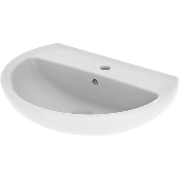 geberit lavabo a colonna e sospeso  serie colibri ceramica bianca 60x45 cm (lxp)