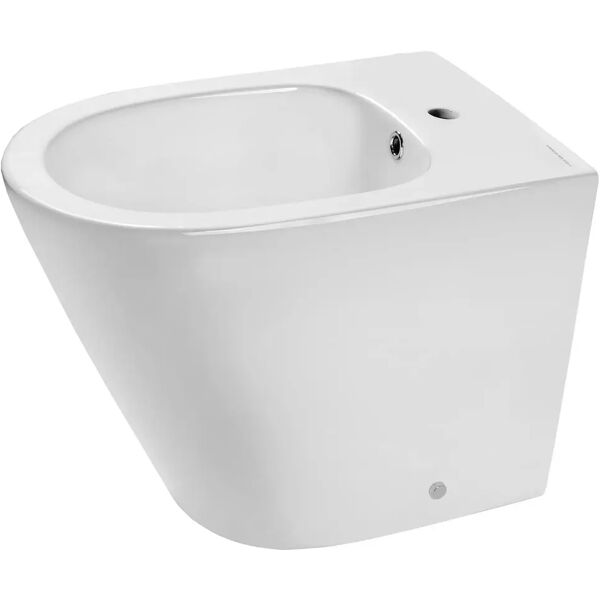 tecnomat bidet serie lara filo muro in ceramica bianca