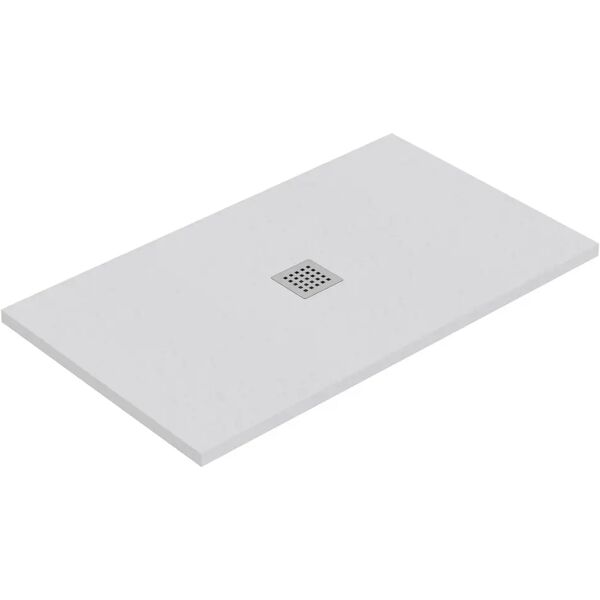 tecnomat piatto doccia tevere pietra marmoresina bianco 70x120 cm h 2,2 cm piletta Ø90 mm