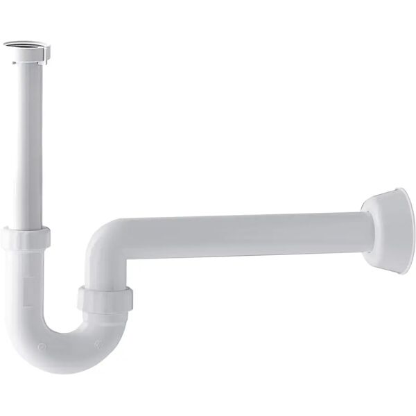 tecnomat sifone lavabo tea 1''1/4 forma ''p'' pp bianco canotto Ø 40 mm l 300 mm 64 l/min