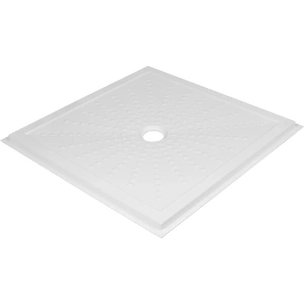 ital_secure_by_goman piatto doccia serie filo in abs bianco 90x90 cm h 4,5 cm piletta Ø 90 mm