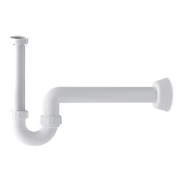 tecnomat sifone bidet tea 1''1/4 forma ''p'' pp bianco canotto Ø 40 mm l 300 mm 65 l/min