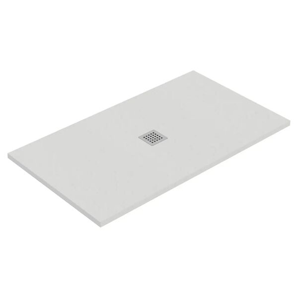 tecnomat piatto doccia tevere pietra marmoresina bianco 80x140 cm h 2,2 cm piletta Ø90 mm