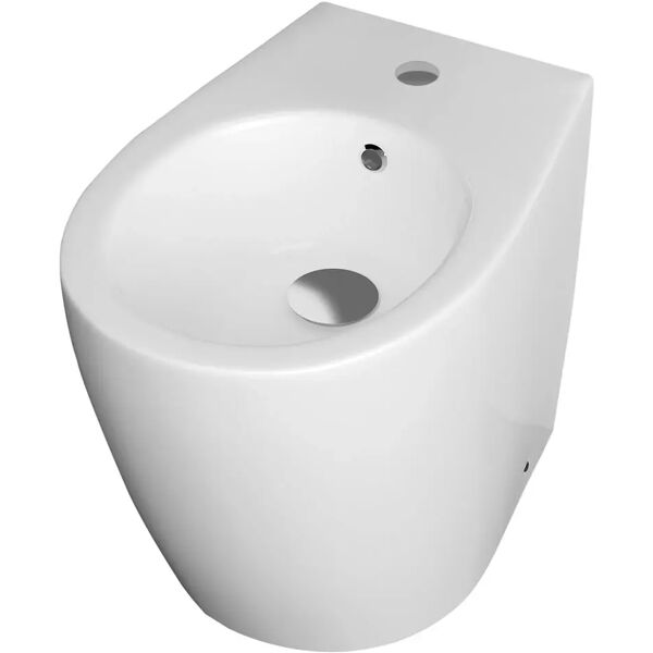 tecnomat bidet serie novel filo muro a terra ceramica bianca