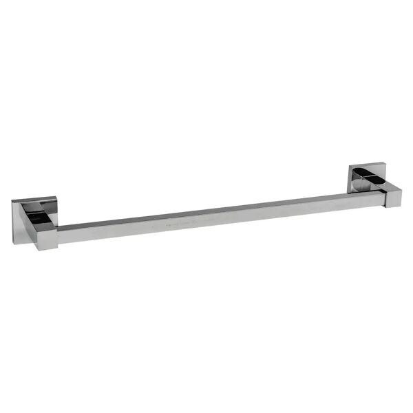 tecnomat barra portasalviette serie square in metallo cromato fissaggio a muro 60 cm