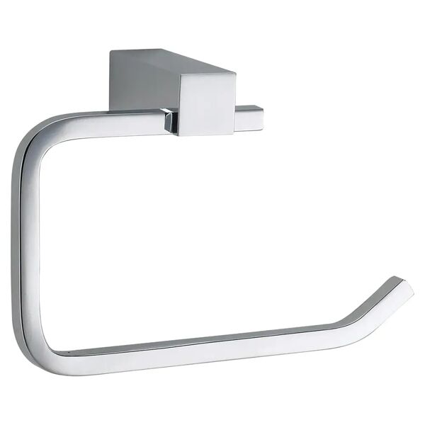 tecnomat portarotolo aperto serie vanity in metallo cromato fissaggio a muro