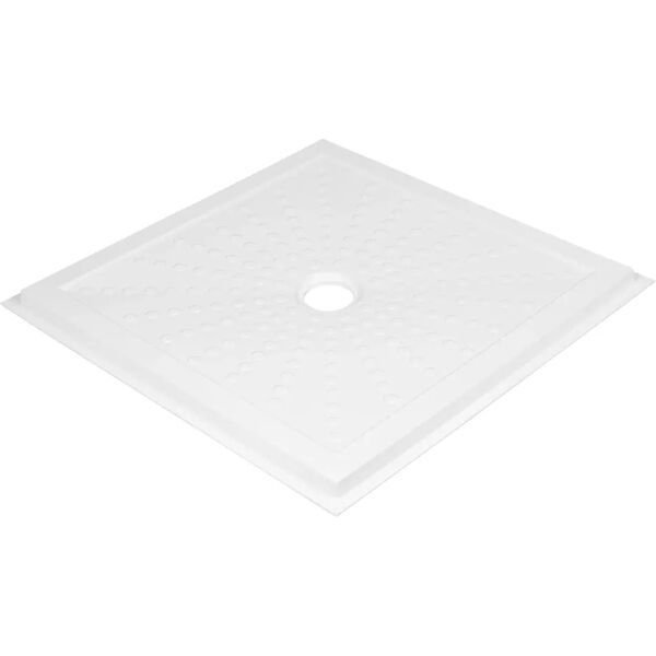 ital_secure_by_goman piatto doccia filo in abs bianco 80x80 h 4,5 cm piletta Ø 90 mm