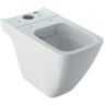 Geberit ICON SQUARE VASO WC A PAVIMENTO A CACCIATA PER CASSETTA DI RISCIACQUO ESTERNA RIMFREE BIANCO 200930000