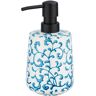 Wenko Dispenser Mirabello bianco-blu in ceramica 0.4 l