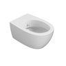 CERAMICA GLOBO Vaso/bidet sospeso in ceramica 54x36 cm Globo 4All MDB02BI Bianco Ceramica Con copri wc