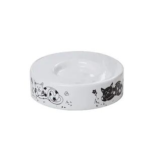 Aquasanit Fibi Portasapone Ceramica Bianco Decorato Codice Prod: Qc7110
