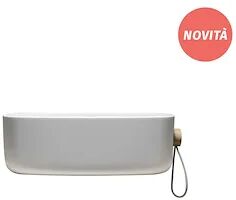 Ever Bounce Lavabo Cristalplant Con Portasalviette Bianco Codice Prod: Evlacpcor