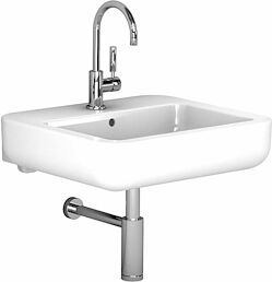 Pozzi-Ginori Easy.02 Lavabo 1/3 Fori Sospeso 60x54,5 Bianco Codice Prod: 42060000