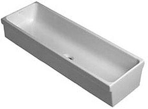 Geberit Elleboro 500.898.00.1 Lavabo A Canale  Lunghezza 120 Cm Profondita' 45 Cm In Ceramica Codice Prod: 500.898.00.1