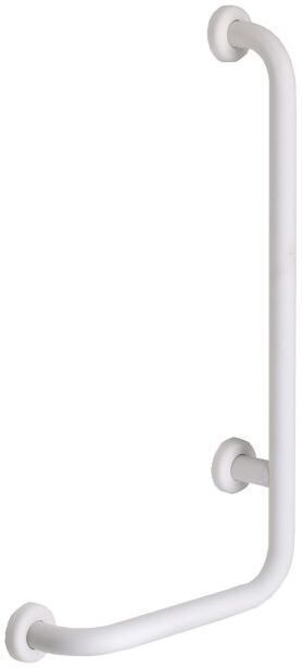 Thermomat Maniglione Soft Angolare con Montante Destro - Bianco - cm 35X67