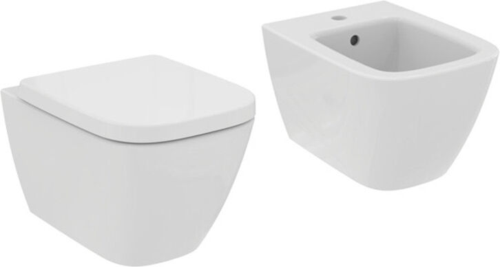 "Sanitari sospesi Ideal Standard I.Life S Vaso RimLS+, bidet e coprivaso rallentato"