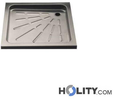 Piatto Doccia In Acciaio Inox 80x80 Cm H679_06