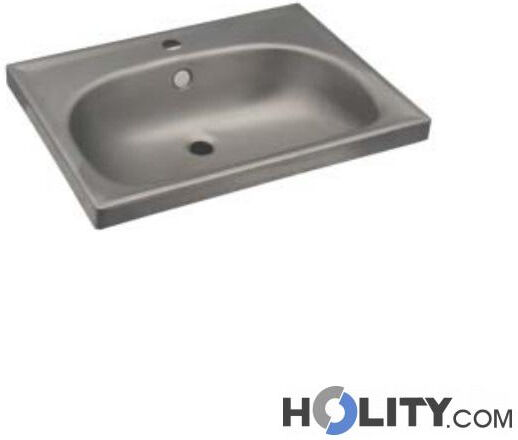 Lavabo Rettangolare In Acciaio Inox H679_13