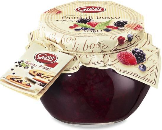 Gilli Composta di frutti di bosco, 375g nel vaso premium - Gilli