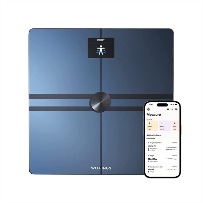 WITHINGS Pesa Persone Smart Body Comp-black