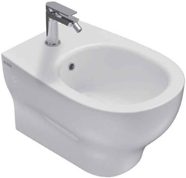 CERAMICA GLOBO Bidet sospeso in ceramica 52x36 cm Globo Grace GRS10BI Bianco Ceramica