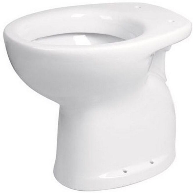 IDRAL Vaso a terra per disabili in ceramica bianca serie EASY con scarico a parete 10215 Bianco Ceramica