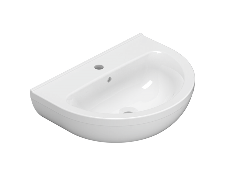 CERAMICA GLOBO Lavabo in ceramica 60x45 cm Globo Grace GRN60BI Bianco Ceramica Standard