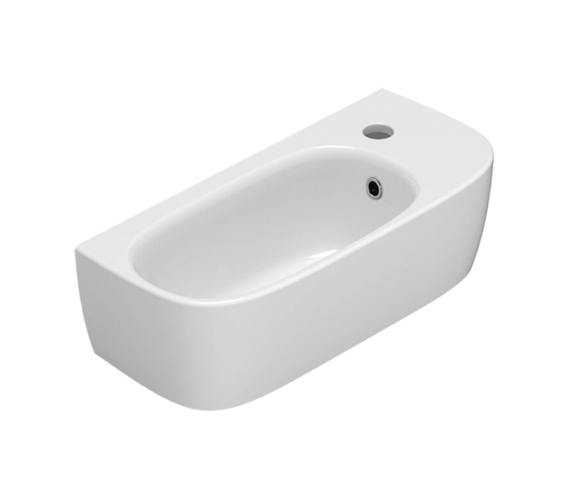 CERAMICA GLOBO Lavabo sospeso in ceramica 50x22 cm Globo Genesis GE046BI Bianco Ceramica