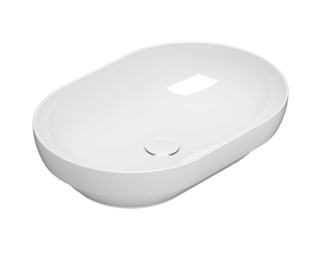 CERAMICA GLOBO Lavabo ad incasso in ceramica 60x41 cm Globo T-EDGE B6O61BI Bianco Ceramica