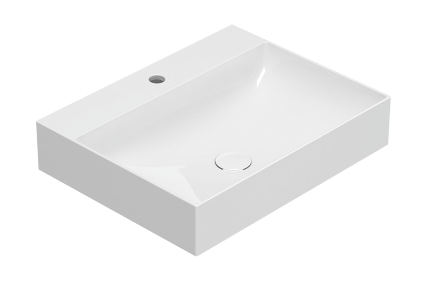 CERAMICA GLOBO Lavabo in ceramica 60x47 cm Globo T-EDGE B6R65BI Bianco Ceramica