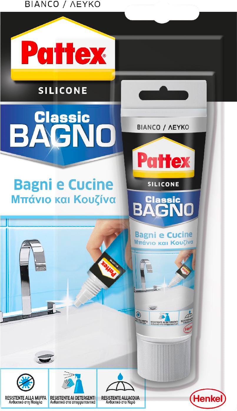 henkel 1988295 Pattex Silicone Sanitari Bagni & Cucine Ml 50 Pezzi 12 - 1988295