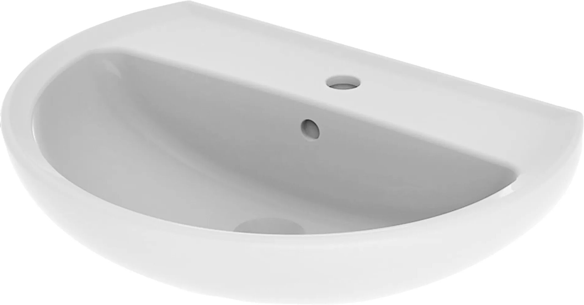 Geberit LAVABO A COLONNA E SOSPESO  SERIE COLIBRI CERAMICA BIANCA 60x45 cm (LxP)