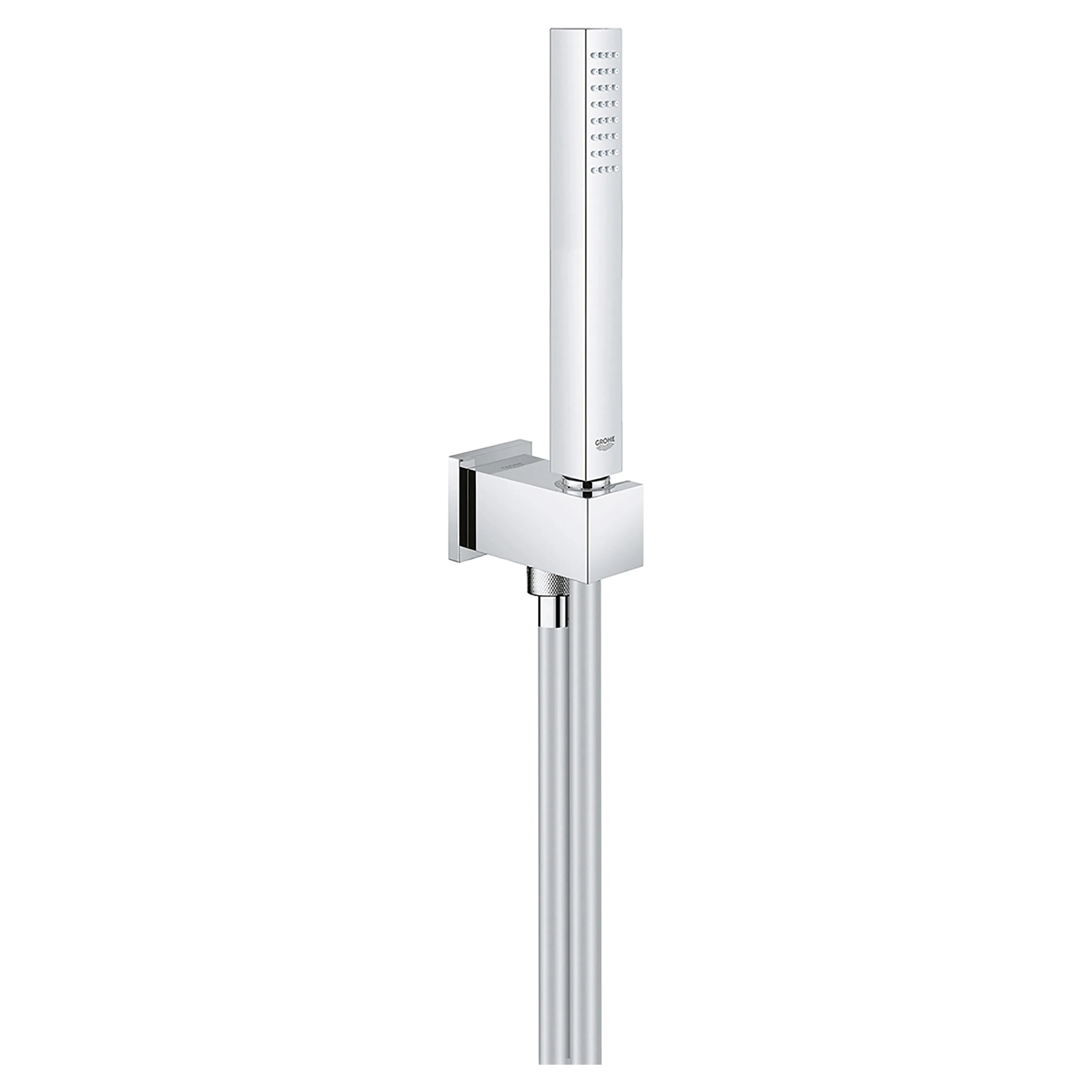 Grohe KIT DOCCIA  EUPHORIA CUBE 26405000 DOCCETTA 1 GETTO FLESSIBILE 125 cm PRESA ACQUA MURO