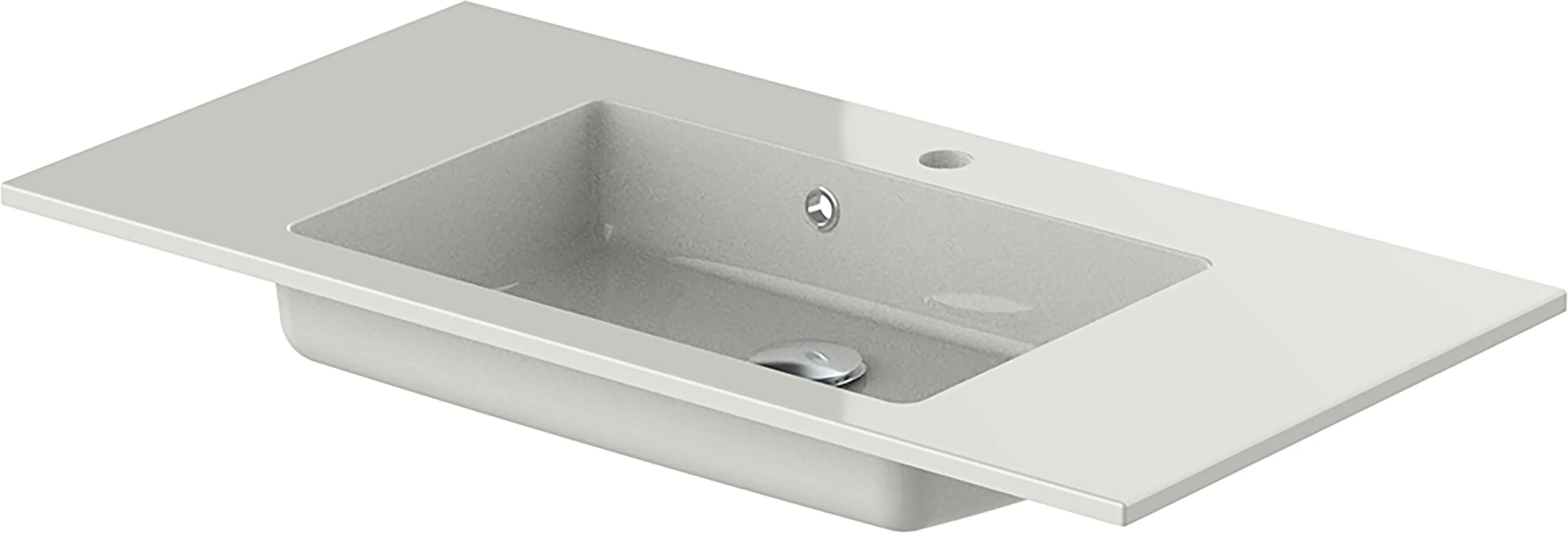 Tecnomat LAVABO INCASSO DOLOMITE LAURETTA 1 VASC IN MARMORESINA BIANCO  90x1,2x50 cm (LxHxP)