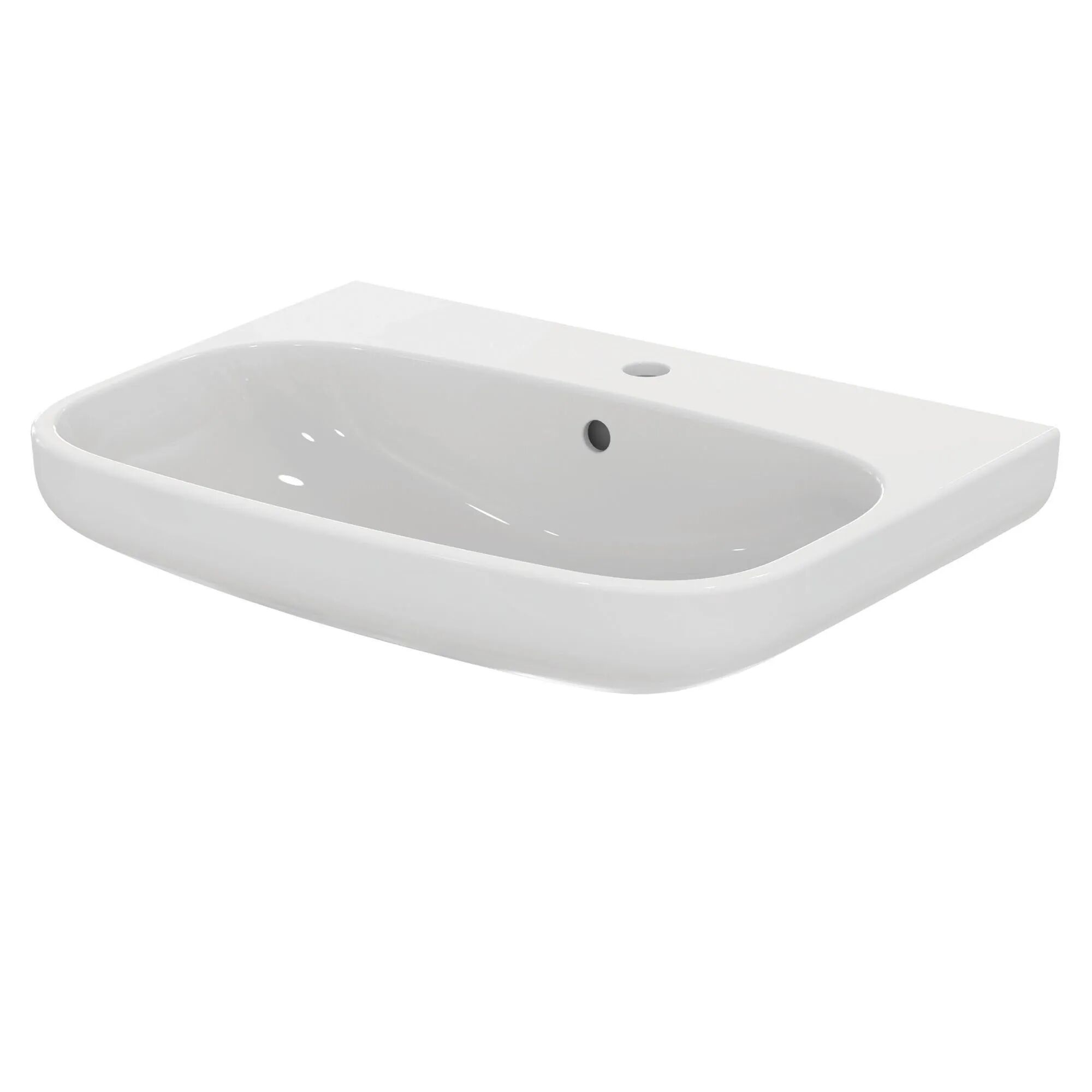 LAVABO COLONNA E SOSPESO IDEAL STANDARD SERIE I LIFE A IN CERAMICA BIANCA 65x52 cm (LXP)