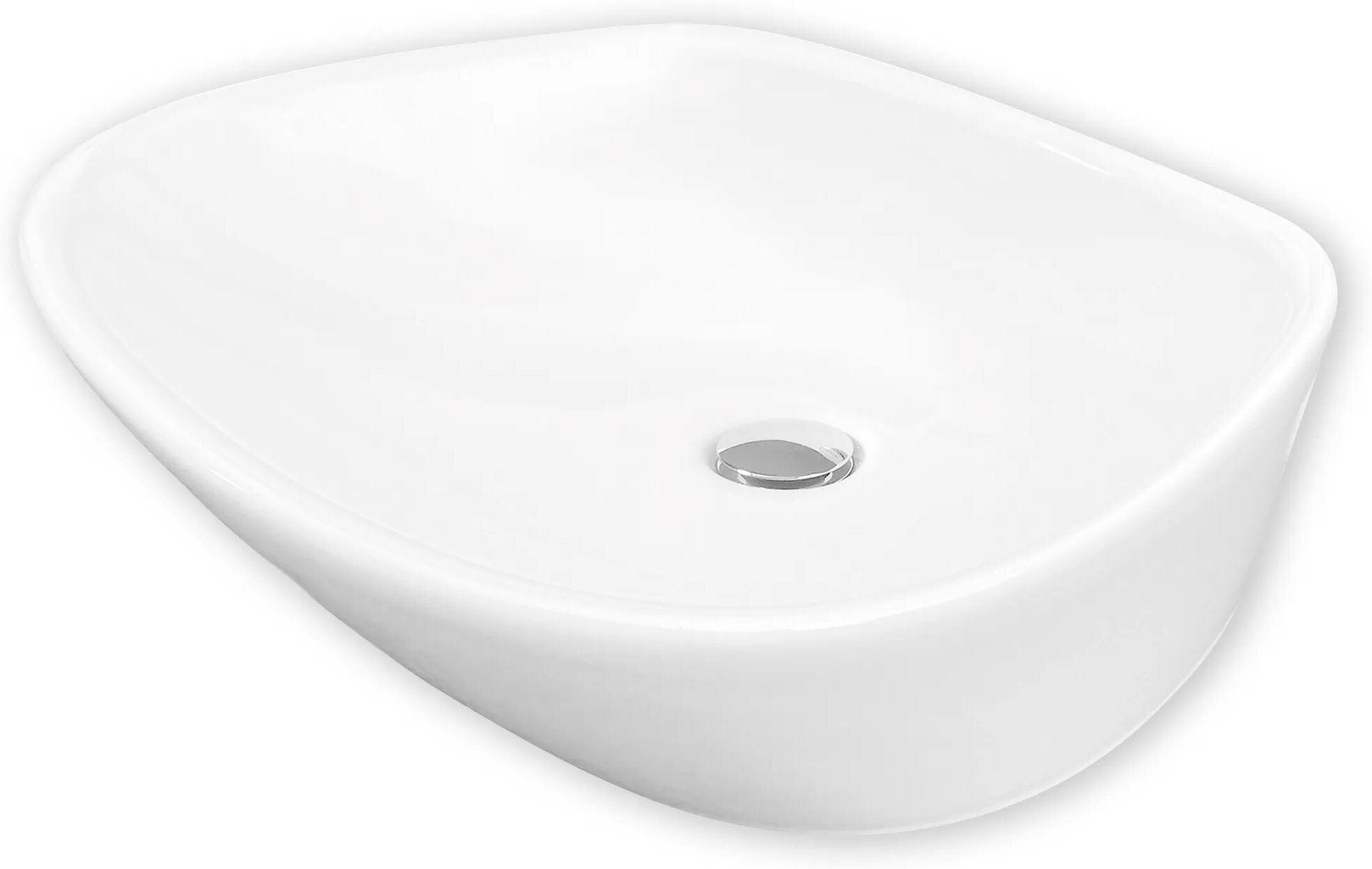 Simas LAVABO D'APPOGGIO  BORMIO CERAMICA BIANCO MATT RETTANGOLARE 58x15x43 cm (LxHxP)