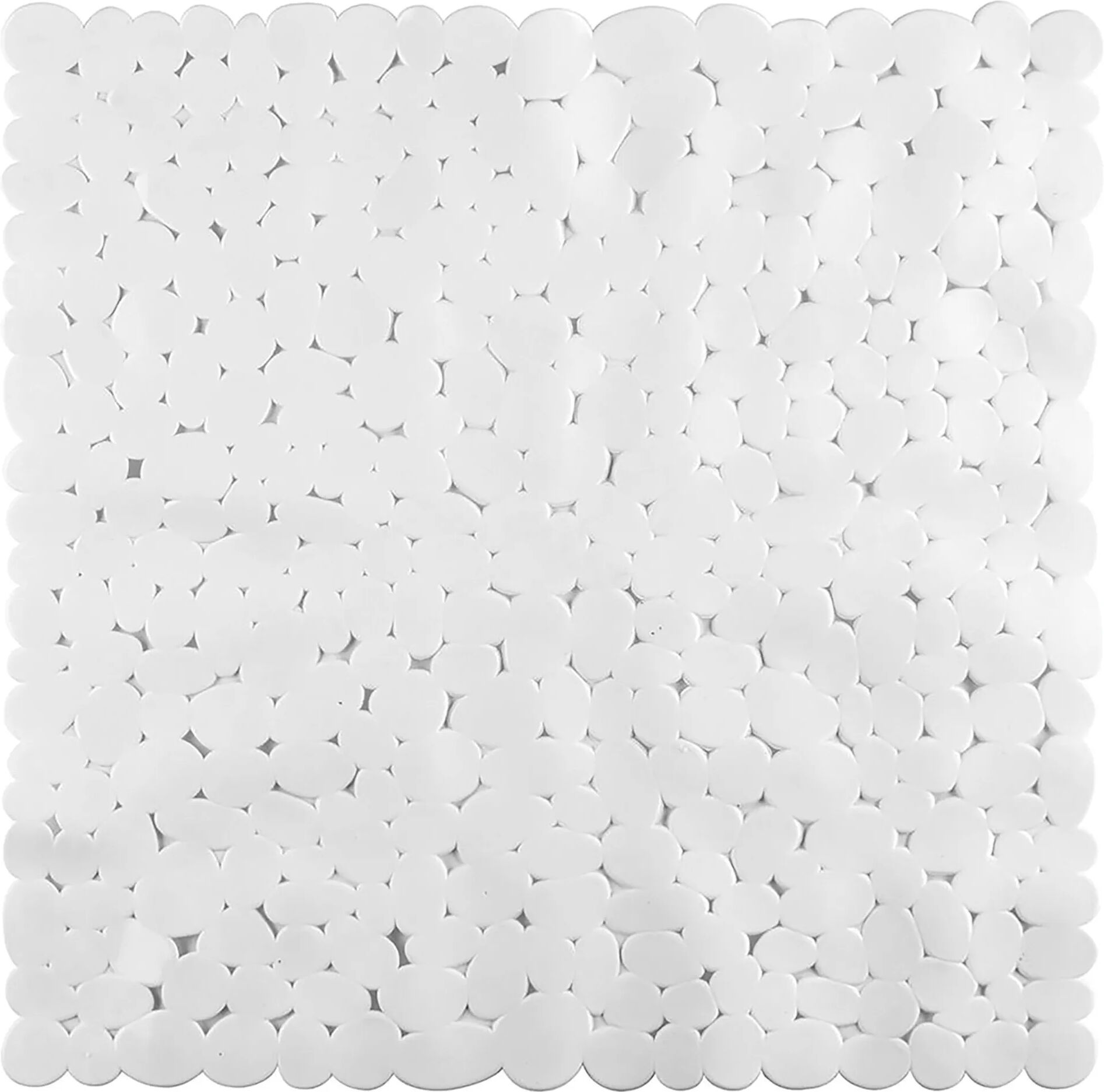 Tecnomat TAPPETO INTERNO DOCCIA STONE QUADRATO 52x52 cm IN PVC BIANCO