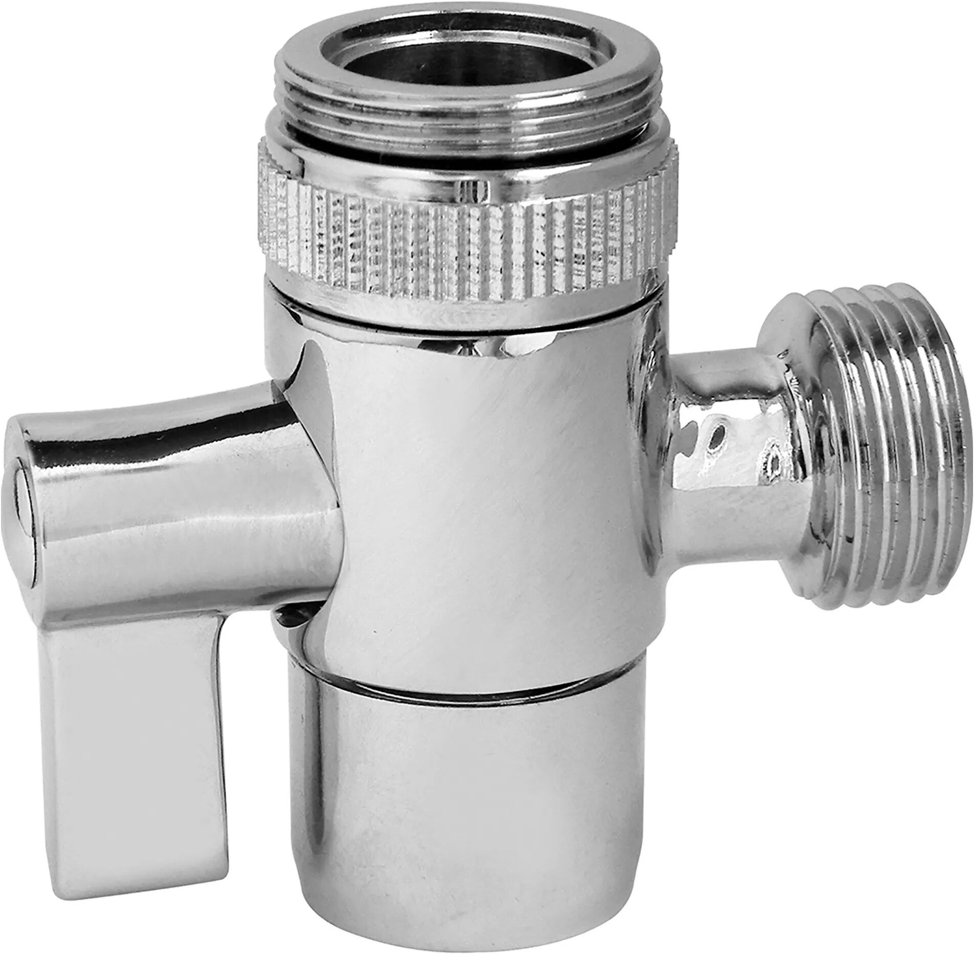 Tecnomat DEVIATORE UNIVERSALE LAVABO USCITA 1/2'' CON ADATTATORE M22x1xM24x1 mm E LEVA IN METALLO