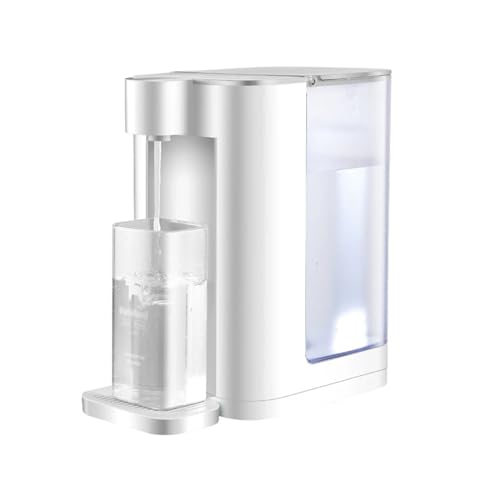 Linmeas-753 Waterkoelerdispenser Instant desktop-waterdispenser Snelle verwarming van 3 seconden Desktop-waterverwarmer Mini slimme waterdispenser voor thuis-, kantoor- en slaapzaalgebruik (Color : White)