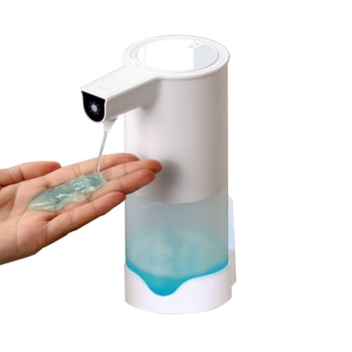ETHORY Plastic zeepdispenser Automatische lotiondispenser Oplaadbaar Afwaszeepdispenser Wit 450 ml