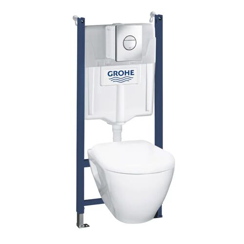 Grohe Solido Compact 4 in 1 set for WC with wall-mounted WC, installation height 113 cm 38950000