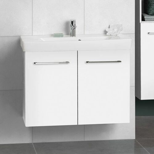 Dansani Mido set with washbasin and door base cabinet, 82 cm MMC-0900