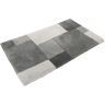 Homie Living Badmat Cala Rosso Badmat, patchworkdesign, wasbaar, ruit, badmat (1 stuk) grijs Rechthoekig   55 cm x 65 cm x 30 mm