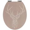 WENKO Toiletzitting STAG MDF/bamboe, met soft-closemechanisme (1 stuk) multicolor